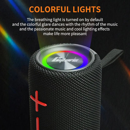 Portable 2-in-1 Bluetooth Speaker with Subwoofer, Travel Ready