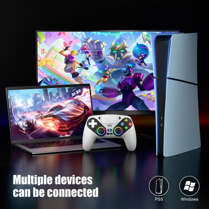 Wireless Pro Controller for PS5 – Anti-Drift, RGB LED, Dual Vibration, Motion Control, Programmable Buttons, 1000mAh Fast Charge  If you want a shorter, punchier version for TikTok or mo