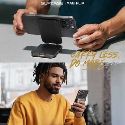 Magnetic Wallet with Stand, RFID & Card Holder for iPhone