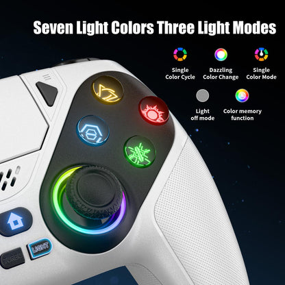 Wireless Pro Controller for PS5 – Anti-Drift, RGB LED, Dual Vibration, Motion Control, Programmable Buttons, 1000mAh Fast Charge  If you want a shorter, punchier version for TikTok or mo