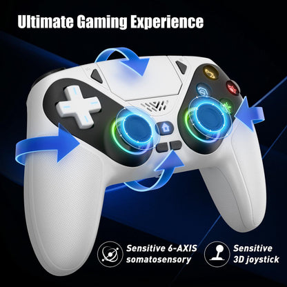 Wireless Pro Controller for PS5 – Anti-Drift, RGB LED, Dual Vibration, Motion Control, Programmable Buttons, 1000mAh Fast Charge  If you want a shorter, punchier version for TikTok or mo