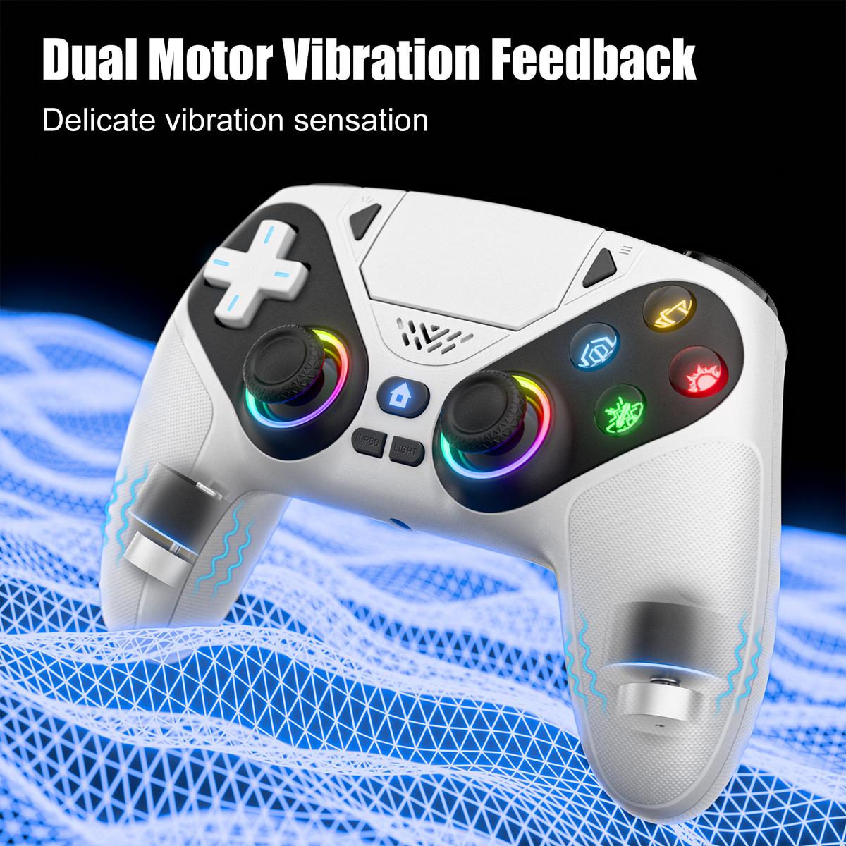 Wireless Pro Controller for PS5 – Anti-Drift, RGB LED, Dual Vibration, Motion Control, Programmable Buttons, 1000mAh Fast Charge  If you want a shorter, punchier version for TikTok or mo
