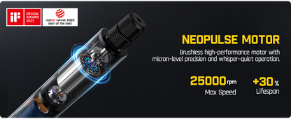 Mini Cordless Rotary Tool Kit, 5-Speed 25,000 RPM, 35 Accessories for Engraving, Sanding & DIY Crafts