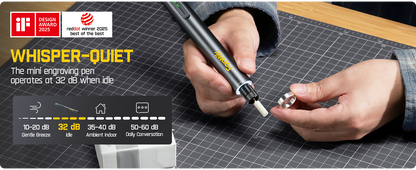 Mini Cordless Rotary Tool Kit, 5-Speed 25,000 RPM, 35 Accessories for Engraving, Sanding & DIY Crafts