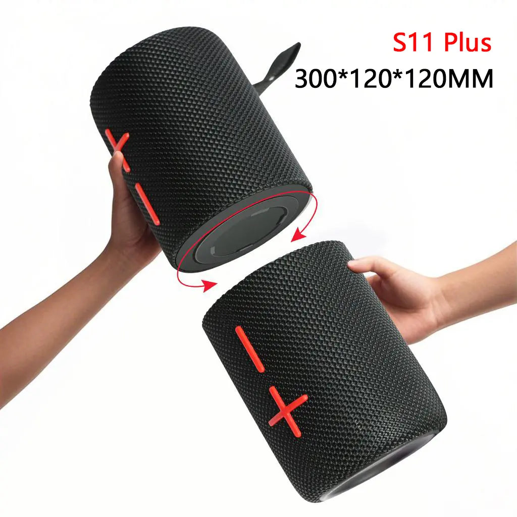 Portable 2-in-1 Bluetooth Speaker with Subwoofer, Travel Ready
