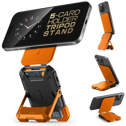 Magnetic Wallet with Stand, RFID & Card Holder for iPhone