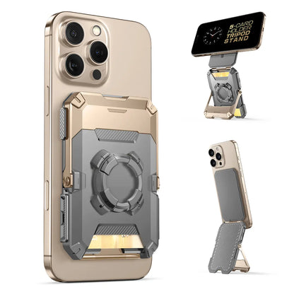 Magnetic Wallet with Stand, RFID & Card Holder for iPhone